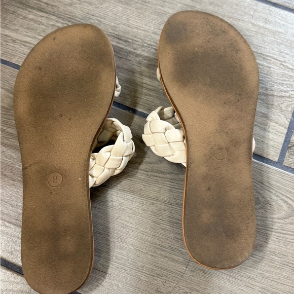 a new day Cream Braided Double-Strap Slide Sandals - Picture 2 of 2
